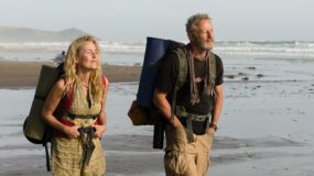 Gillian Anderson and Jason Isaacs in The Salt Path.